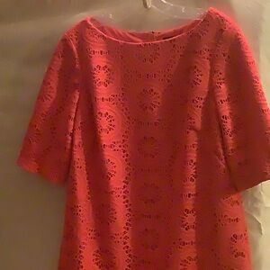 Adrianna Papell Coral Lace Dress